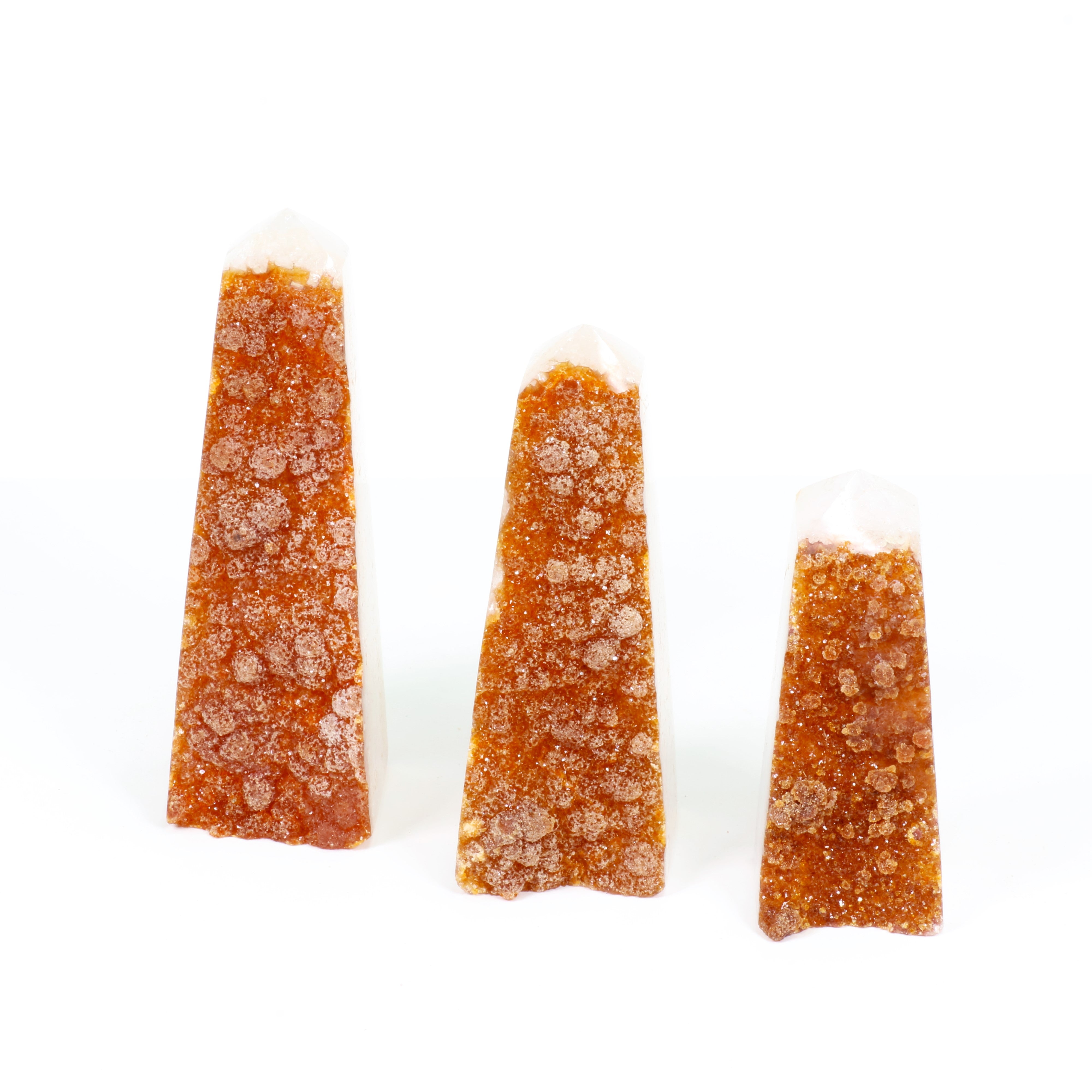 Citrine, Cluster Obelisk, Cut Base, 0-250 Gr, 1 Piece, #003