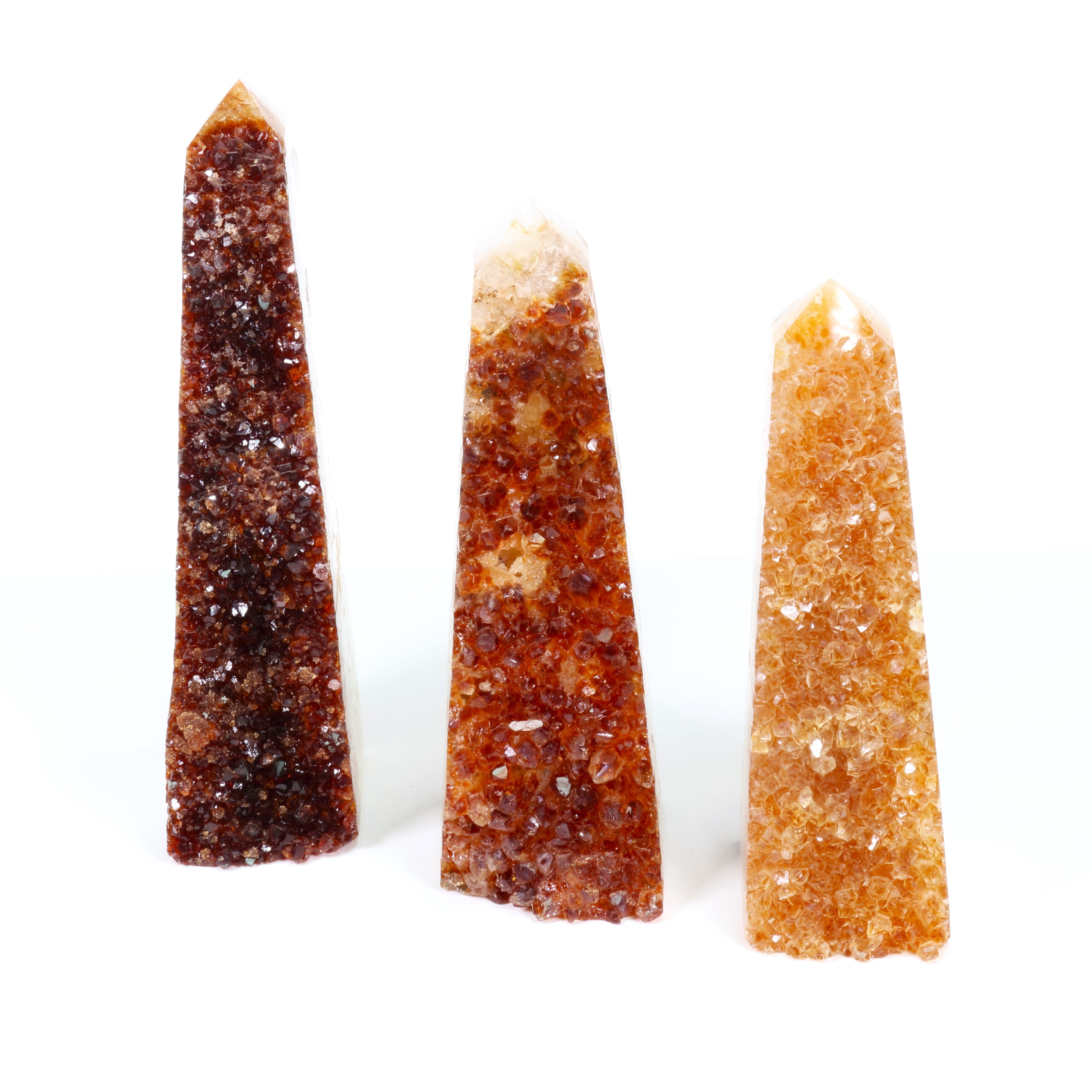 Citrine, Cluster Obelisk, Cut Base, 500-750 Gr, 1 Piece,  #005