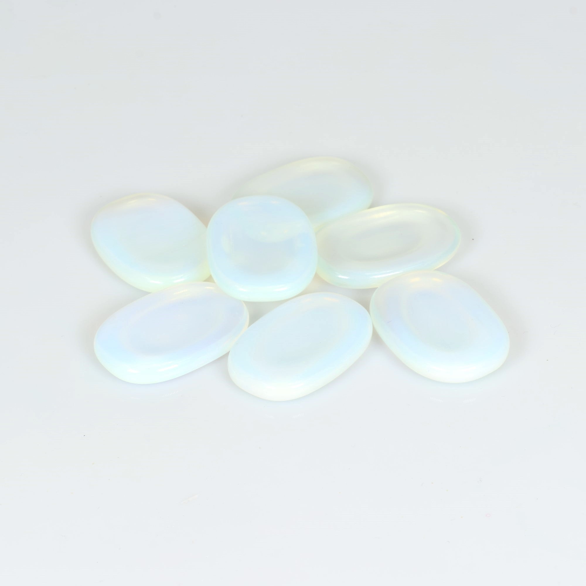 Opalite Worry Stone, 35mm, 10 Pieces in a Pack, #001