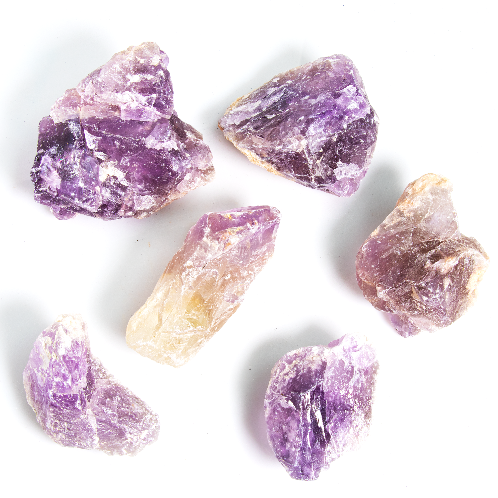 Amethyst Rough Stone, 3-5cm, Extra Quality, 20 Pieces in a Pack, #001