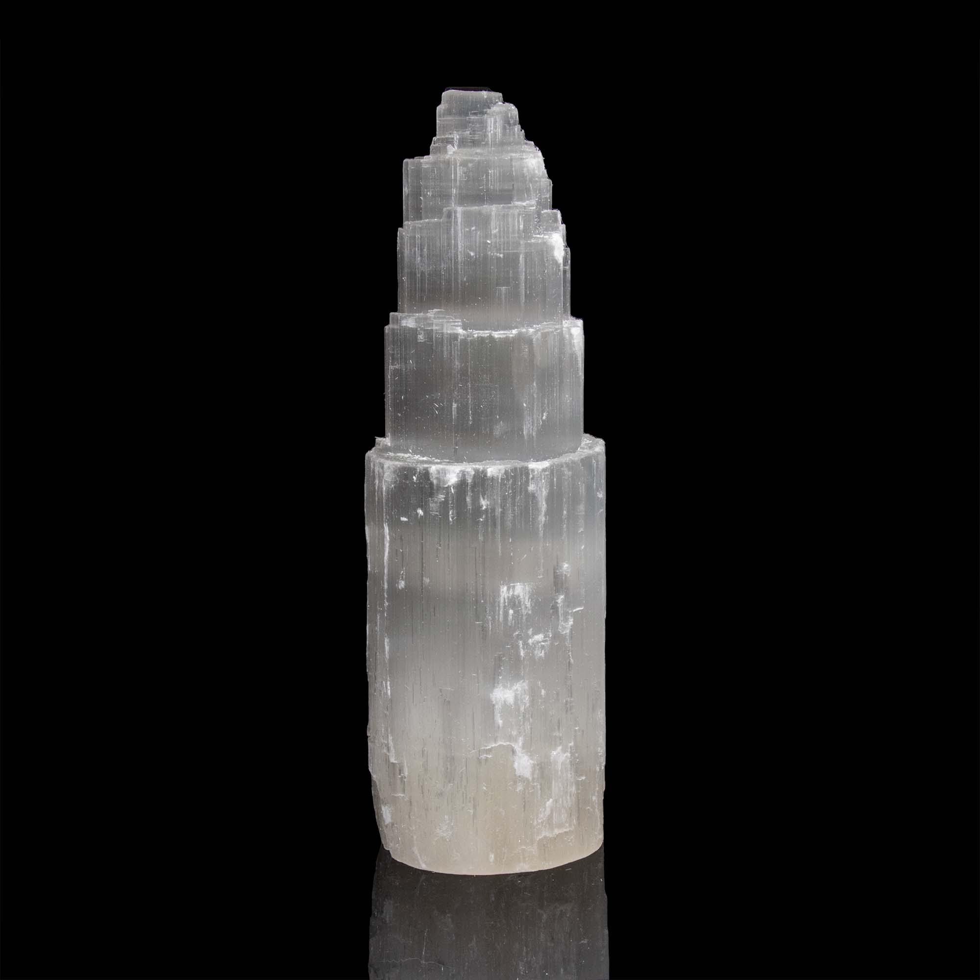 Selenite Lamp, 12"-12,5" Inch, #002