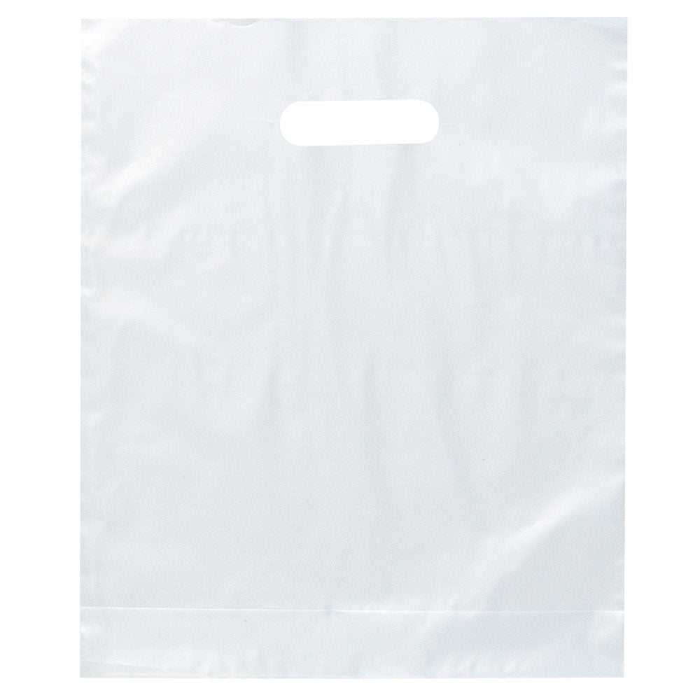 Frosted Clear Merchandise Bag Die Cut 9x12", 500 Pieces in a Pack